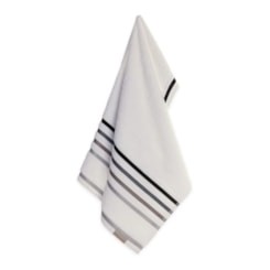 Toalha De Visita Lumina Branco Com Cinza Karsten 30x50cm