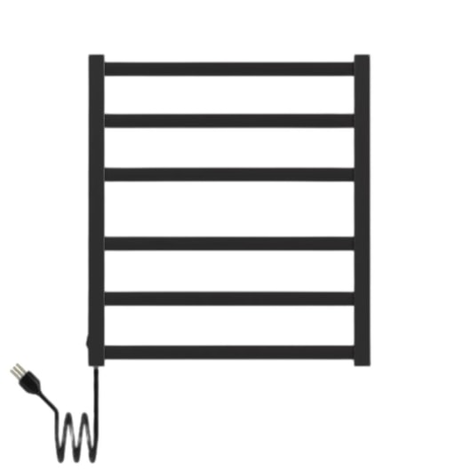 Toalheiro Aquecido Bivolt e Bilateral Prime Preto Fosco Thermo 75W - Imagem principal - e2367fd1-4a16-4023-9c7f-fd8ff07452b0