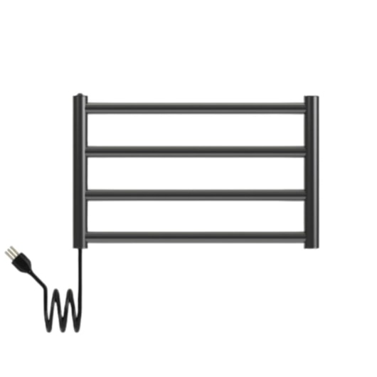 Toalheiro Aquecido Bivolt e Bilateral  Round Preto Fosco Thermo 55W - Imagem principal - f8f6af08-825d-4349-ab86-5f7e0931e4ff