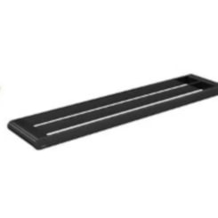 Toalheiro Barra Dupla Versa Black Noir Deca