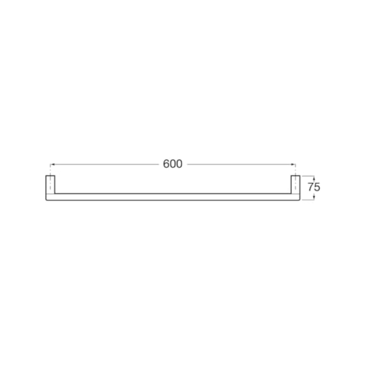 Toalheiro Barra Escala Cromado Roca 60cm - Imagem principal - 4f5e0f38-68b4-45c0-8ee7-ecae9d8d5f31