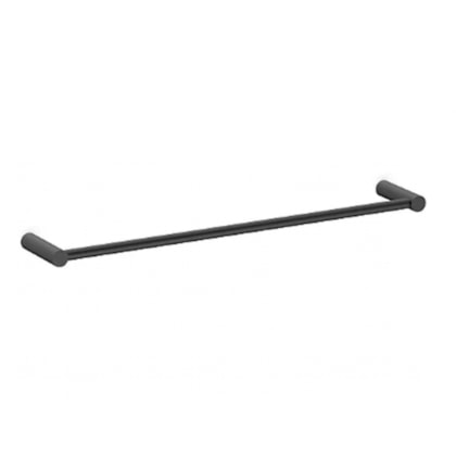 Toalheiro Barra Flow Preto Mate Celite 60cm
