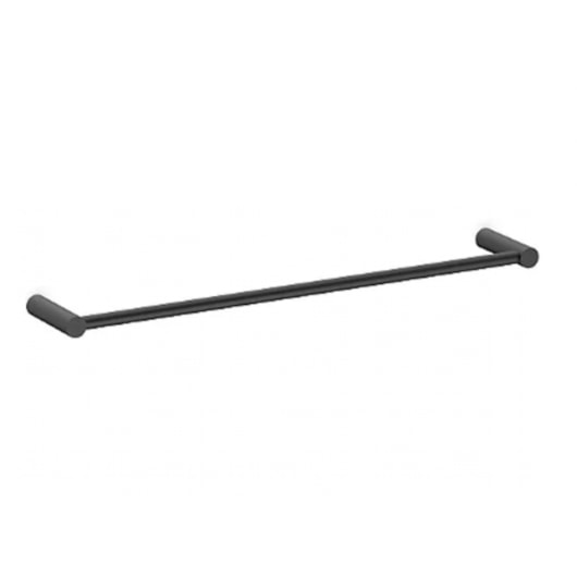 Toalheiro Barra Flow Preto Mate Celite 60cm - Imagem principal - e4261914-719f-43a0-ab50-33f90583b7ea