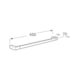 Toalheiro Barra Tempo Cromado Roca 45cm - 53a43a62-0c1f-4a0f-a003-99be6d88541d