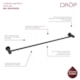 Toalheiro Black Matte Drop 60cm - c66dca29-cd4d-492e-87fd-2b58e77c3004
