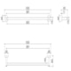 Toalheiro Kr666 Cromado Kromma 60cm - c2312a00-201c-4dd8-9f8b-31607a62c374