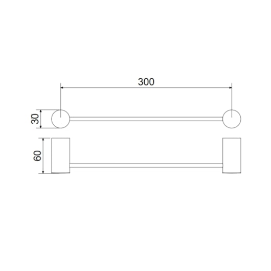 Toalheiro Linear 501 C36 Atria Cromado Meber - Imagem principal - f4fb0cb3-c2c9-4573-a8c9-765e35f0a2e6