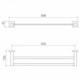 Toalheiro Linear Duplo C 34 Preto Matte Meber - b4b8957e-2c89-4678-a280-05a25bdff44a