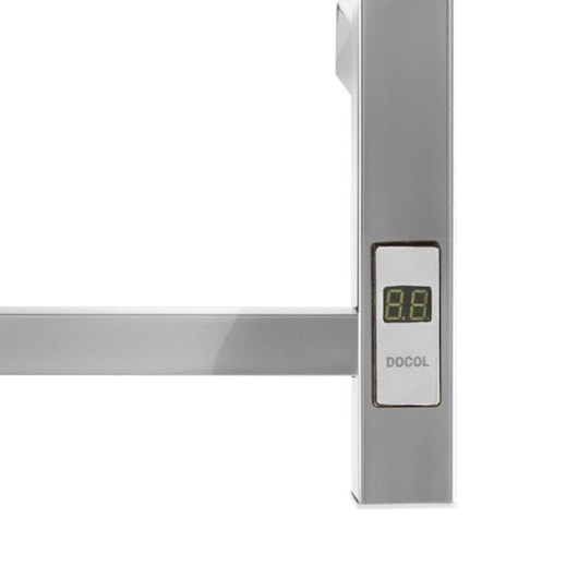 Toalheiro Térmico Cozy Square Quadrado 127v Inox Polido Docol - Imagem principal - 15136ce2-e1fb-4d1a-b71d-7864814378c5
