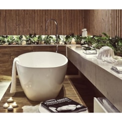 Torneira Curva De Piso Para Lavatório Tube 1199 Cromada Deca