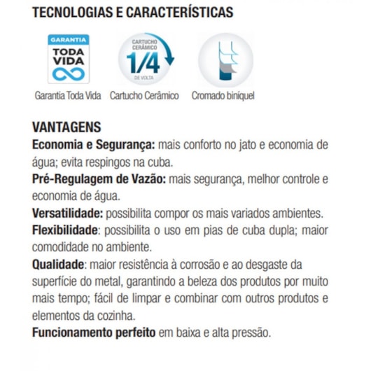 Torneira De Acessibilidade De Parede Para Lavatório Com Alavanca Benefit Docol Cromado - Imagem principal - 5facabd2-b6a7-402f-917c-e7bab9d16686