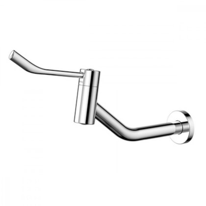 Torneira De Acessibilidade De Parede Para Lavatório Com Alavanca Benefit Docol Cromado