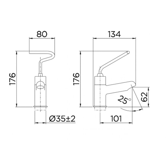 Torneira De Acessibilidade Para Lavatório De Mesa Pressmatic Benefit Leed Bica Baixa Cromado Docol - Imagem principal - 460b57cf-2a07-4008-ac73-ad189d8e43d4