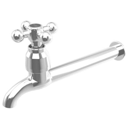 Torneira De Cozinha De Parede C33 Cromada Romar 18cm DN15 - DN20