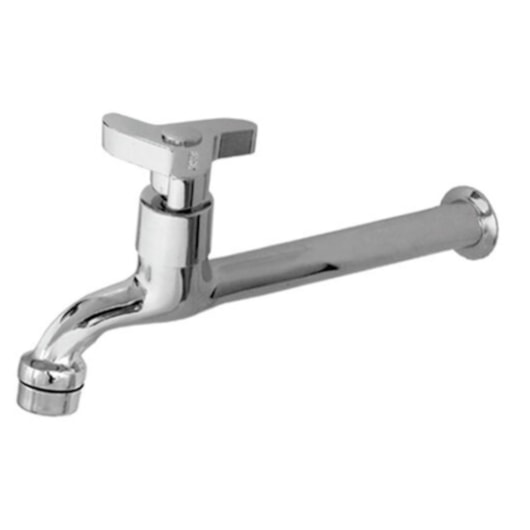 Torneira De Cozinha De Parede Com Arejador Wind Cromada Romar 18cm DN15 - DN20 - Imagem principal - 4e313cfc-0a1c-401b-b2b1-c1ad868aa717