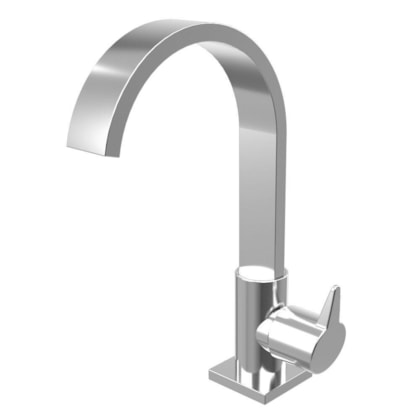 Torneira de Lavatório Mesa Bica Alta Vite Cromada Romar DN15