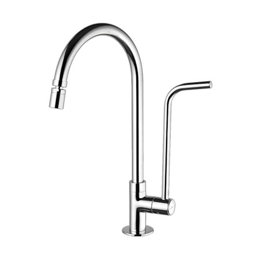 Torneira De Mesa Bica Alta E Móvel Fit Special Cromado Lorenzetti 1166 C53 - Imagem principal - 6551894c-3c84-4850-af8b-dfbcf0cc87d7