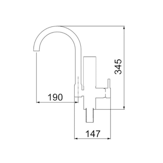 Torneira De Mesa Com Filtro Purificador Acqua Class Lorenzetti 1143 C24 - Imagem principal - 10ce19b2-5487-42a3-b48f-6b28446f4e4b