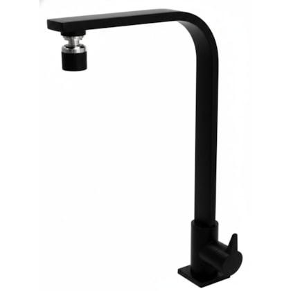 Torneira de Mesa p/Cozinha Bica Móvel Vite Black DN15 Romar