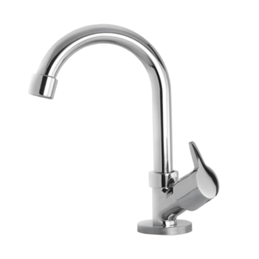 Torneira de Mesa p/Lavatório Bica Alta Easy Cromado Romar - Imagem principal - a0496b43-6a0a-4408-97b5-df737c92f485