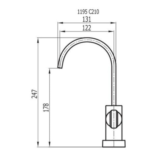 Torneira de Mesa para Banheiro e Lavabo Prima 1195 BK210 Preto Fosco DN 15 1/2 Fani - Imagem principal - 0f13c6ff-d33e-4d74-bc0c-15c8dd51e5fb