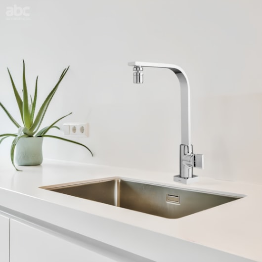 Torneira de Mesa para Cozinha Bica Móvel 360° Arejador Articulável Prima 1166 C210 DN 15 1/2 Cromada Fani  - Imagem principal - 0c00f9dd-efbf-4e7c-8f92-ba3f189e8dac