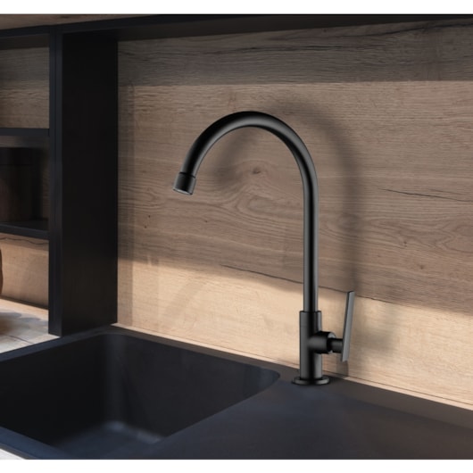 Torneira de Mesa Para Cozinha Studio Black 1167 B37 Lorenzetti - Imagem principal - 494918c3-ebbd-444c-b51f-4c8c00780bee