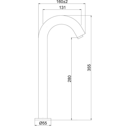 Torneira De Mesa Para Lavatório Acionamento C/ Sensor Bica Alta Sense 1187C80 Cromado Lorenzetti - Imagem principal - a5a5934c-e250-4ce0-9422-554d00467257