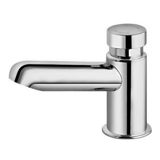 Torneira De Mesa Para Lavatório Automática Temporizada Alfa Pressmatic Bica Baixa Cromada Docol - Imagem principal - e4fa4449-6766-4267-a691-6802f7523b25