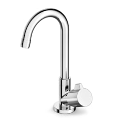 Torneira De Mesa Para Lavatório Bica Alta Fit Cromado Celite