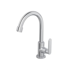 Torneira De Mesa Para Lavatório Bica Alta Flex Plus Cromado Deca 