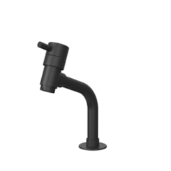 Torneira De Mesa Para Lavatorio Com Bica Baixa 1195 1/2 Eva 90 Preto Fosco Fani