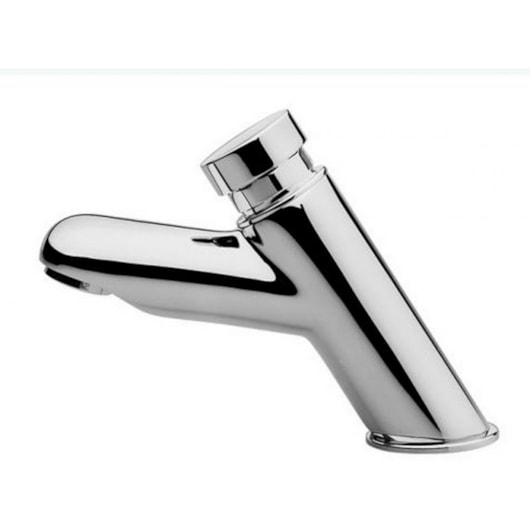 Torneira De Mesa Para Lavatório Com Ciclo Fixo Pressmatic Bica Baixa 110 Cromada Docol - Imagem principal - 196501c7-132a-466c-a804-00a1e2ffe4b8