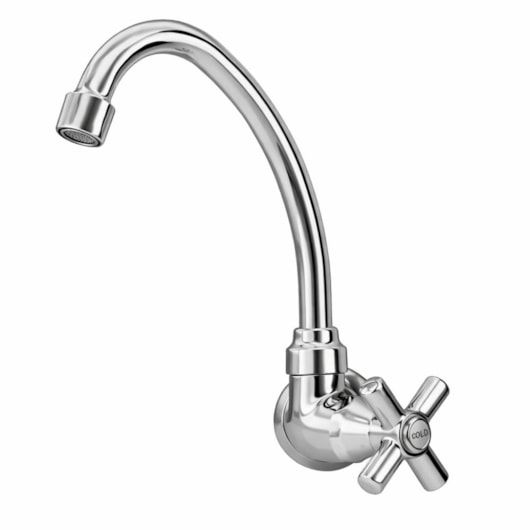 Torneira de Parede p/Cozinha Bica Móvel Cromada Romar - Imagem principal - d438f444-a118-46e8-ad0b-452390abe54f