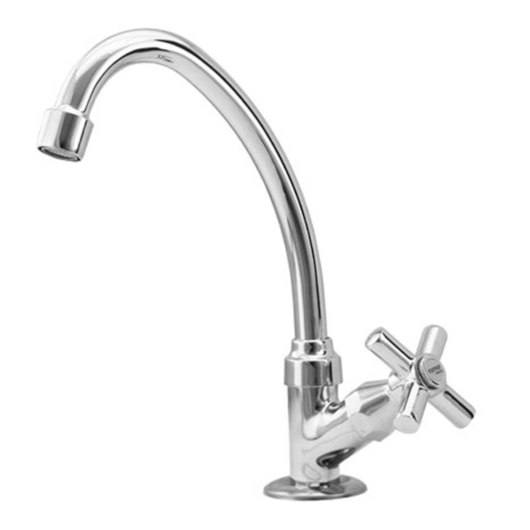 Torneira de Parede p/Cozinha Bica Móvel Cromada Romar - Imagem principal - cdc4ff8e-b1d4-4f90-853c-32ff8de5d9cf