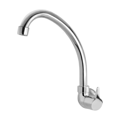 Torneira de  Parede p/Cozinha Bica Móvel Easy Cromado Romar