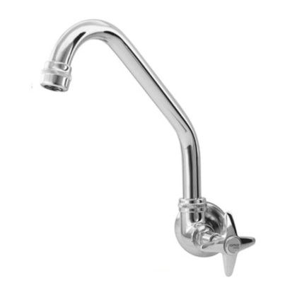 Torneira de Parede p/Cozinha Bica Móvel Jr Cromado C23 DN15 DN20 Romar