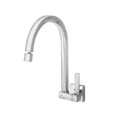 Torneira De Parede Para Cozinha Bica Alta 1/2 E 3/4 Quadrada Cromada Docol