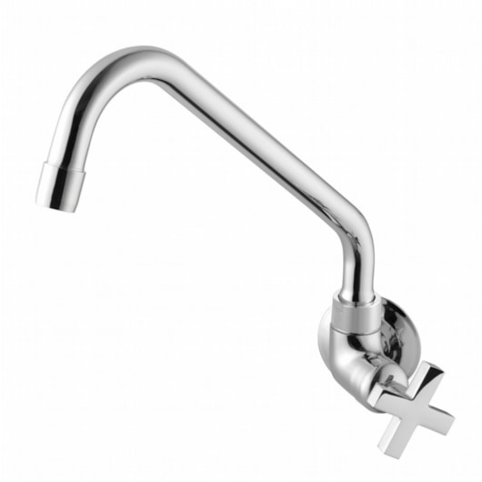 Torneira De Parede Para Cozinha Bica Móvel E Alta 1183 Nya Cromado Meber - Imagem principal - 2d0167a4-d847-41b7-928f-3c6a5451c0d5