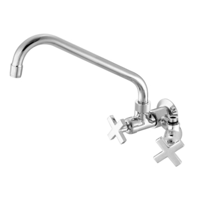 Torneira De Parede Para Cozinha C/ Saída Para Filtro 1172 Nya Cromado Meber