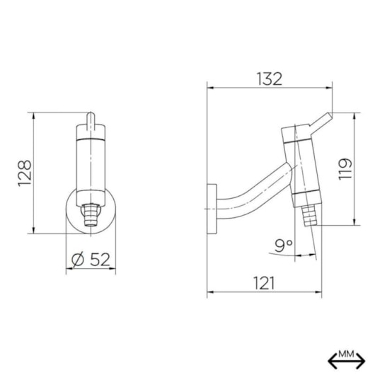 Torneira De Parede Para Jardim/tanque Nova Lóggica Docol - Imagem principal - 5645d392-3556-4f92-91c8-d2f2e93cc87a