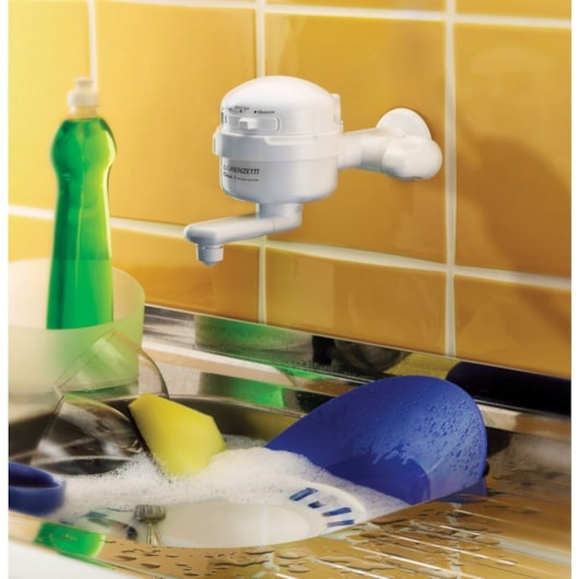 Torneira Elétrica Para Cozinha De Parede Clean 3t 220v 5500w Branca Lorenzetti - Imagem principal - 5be31801-7b40-4ad2-bdae-38b46724772f
