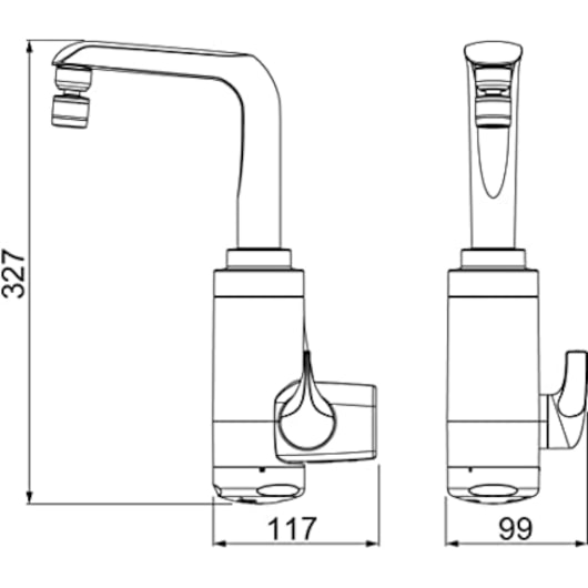 Torneira Eletrônica De Parede Essence 127v/4600w Lorenzetti - Imagem principal - 8e1f3b67-f27a-4367-b5c6-944f9c7523b8