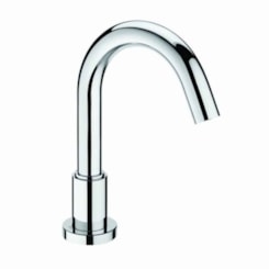 Torneira Eletrônica Para Lavatório De Mesa Corrente Alternativa Bica Baixa Loft Cromada Roca Bivolt