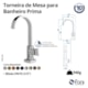 Torneira para Banheiro de Mesa Prima 210 Doro Vecchio Fani - 81d10061-677b-48be-81ba-cac28b68ccab