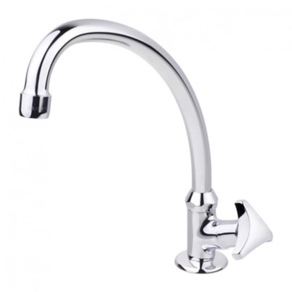 Torneira Para Cozinha De Bancada Aquarius Cromado Fabrimar