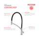 Torneira Para Cozinha De Mesa 1167 C81 Chef Preta Com Cromado Lorenzetti - 9d93e13c-a878-4135-8999-dfb480fa7832