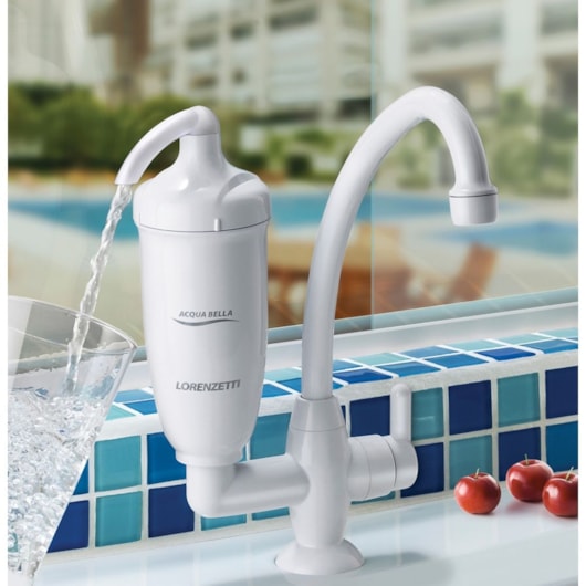 Torneira Para Cozinha De Mesa Acqua Bella Com Filtro  Branco Lorenzetti - Imagem principal - 7af1d3e2-52ac-4f00-96c9-3d1362bc404d