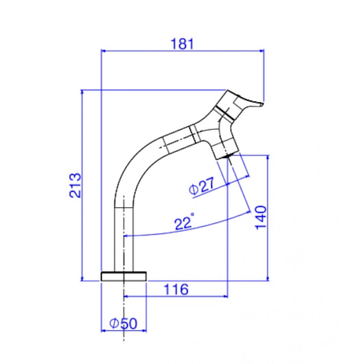 Torneira Para Cozinha De Mesa Bica Alta Gama Cromado Deca - Imagem principal - b310e88d-a6a4-4770-81c4-0c9425fa6ab9