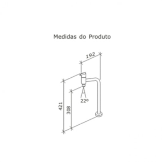 Torneira Para Cozinha De Mesa Bica Alta Gioia Cromado  Fabrimar - Imagem principal - d8419cd5-8067-4df3-b975-7b16c837c64f